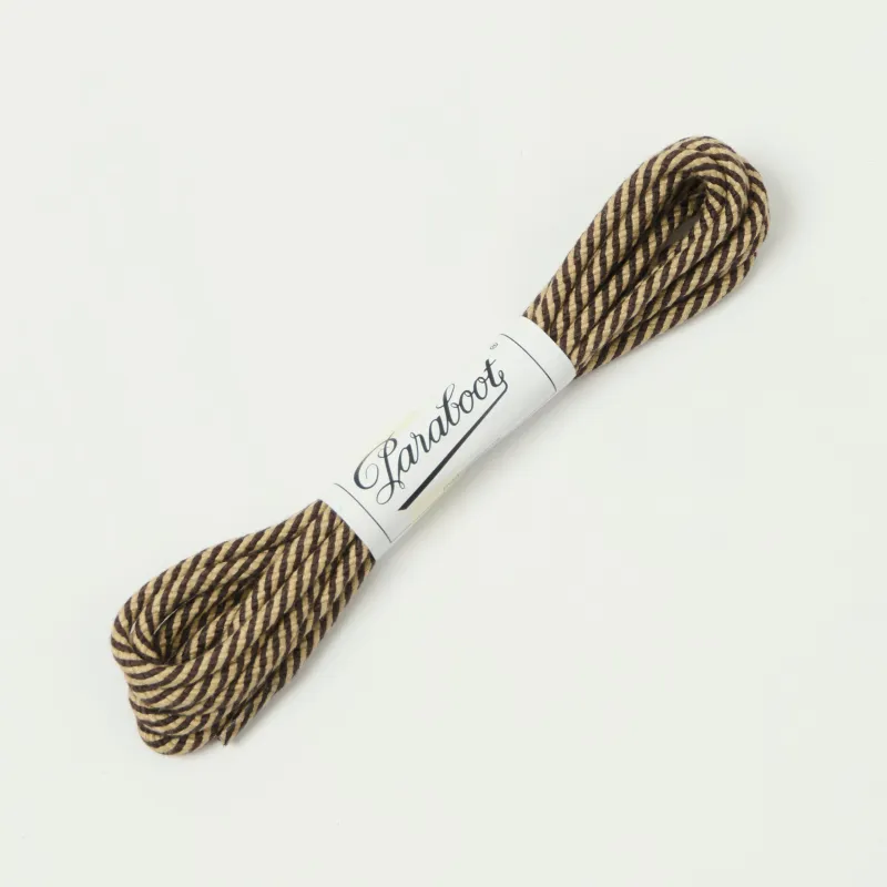 Paraboot 'Lacets De Montagne' Round Shoe Laces - Bicolore sold by Son of a Stag