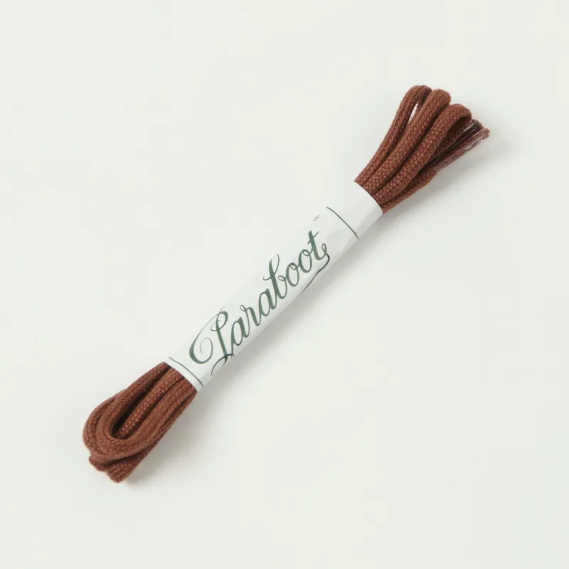 Paraboot 'Paire De Lacets' Round Shoe Laces - Marron sold by Son of a Stag