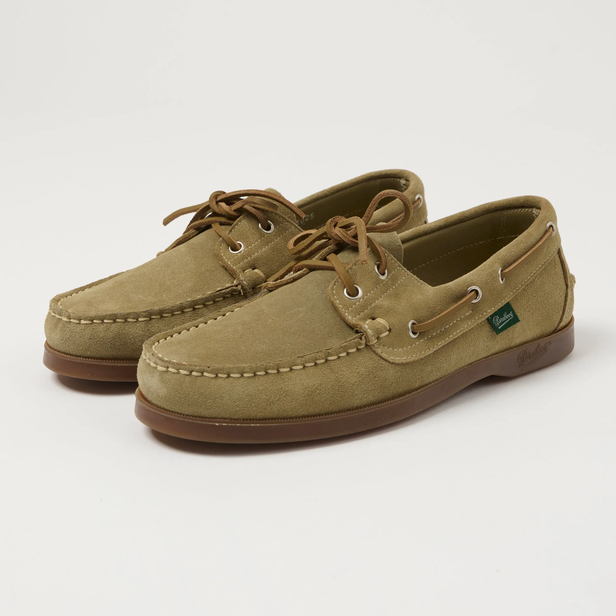 Paraboot Barth Marine Boat Shoe - Vel Sand sold by Son of a Stag