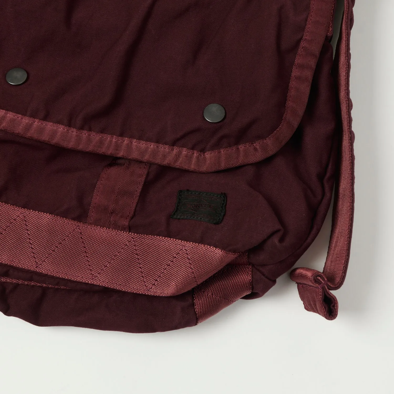 Porter-Yoshida & Co. Medium Crag Messenger Bag - Burgundy sold by Son of a Stag product image thumbnail 2
