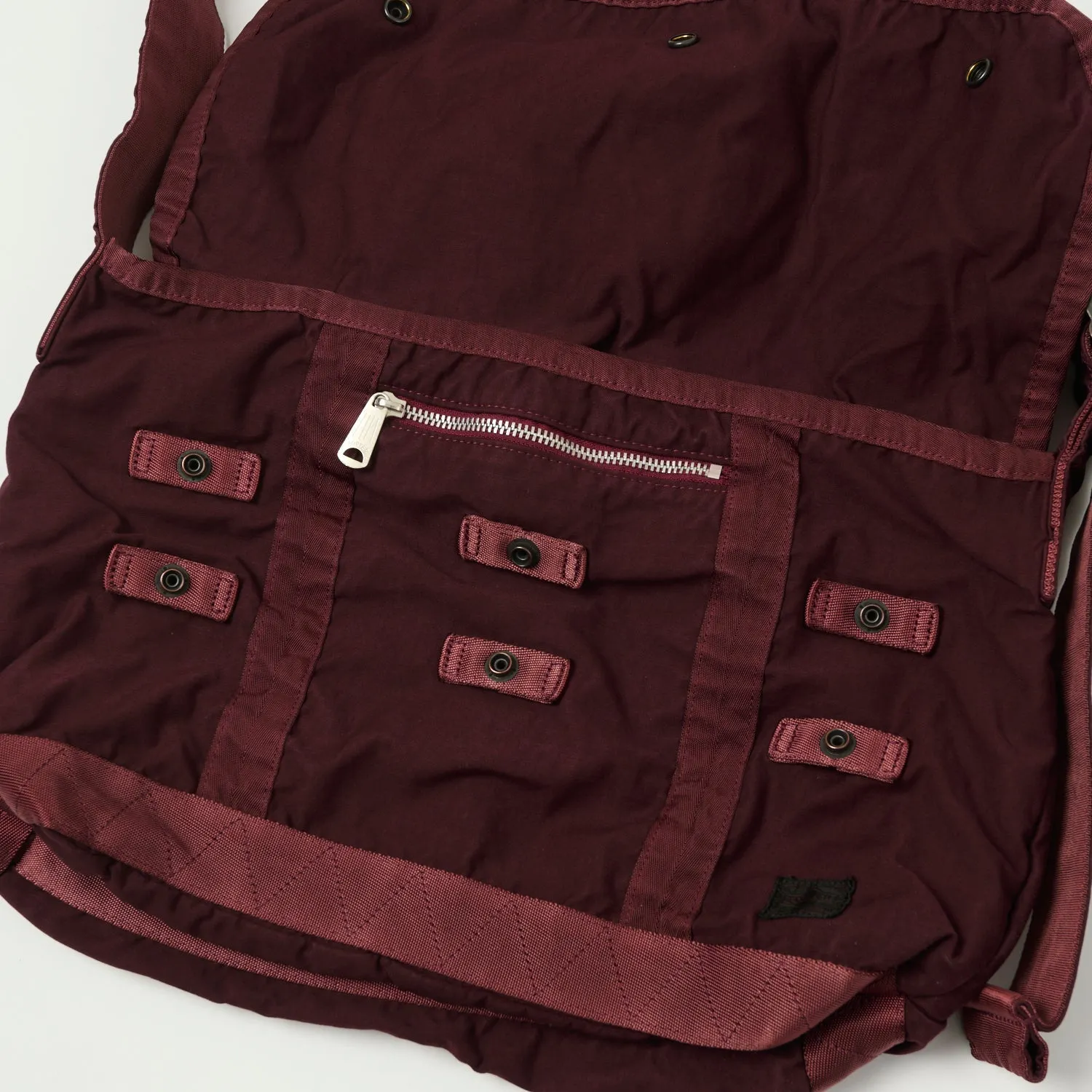 Porter-Yoshida & Co. Medium Crag Messenger Bag - Burgundy sold by Son of a Stag product image thumbnail 4