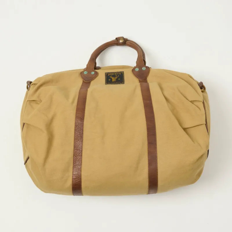 RRL Leather-Trim Canvas Duffel sold by Son of a Stag