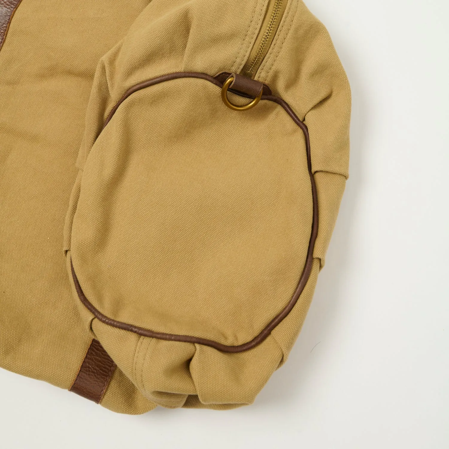 RRL Leather-Trim Canvas Duffel sold by Son of a Stag product image thumbnail 5