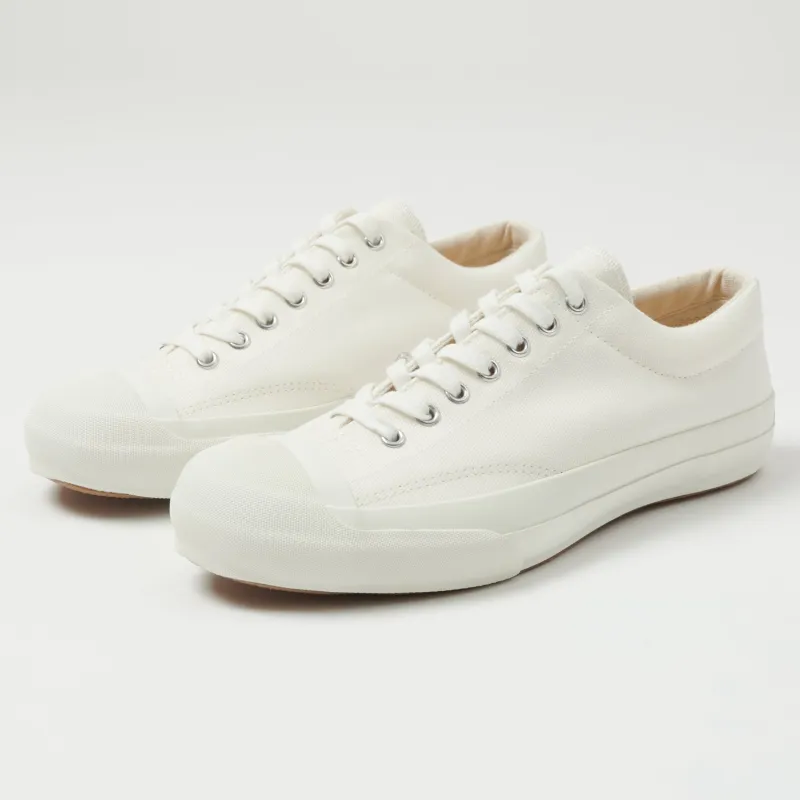 Moonstar Gym Court Canvas/Rubber Sneaker - White made by Moonstar