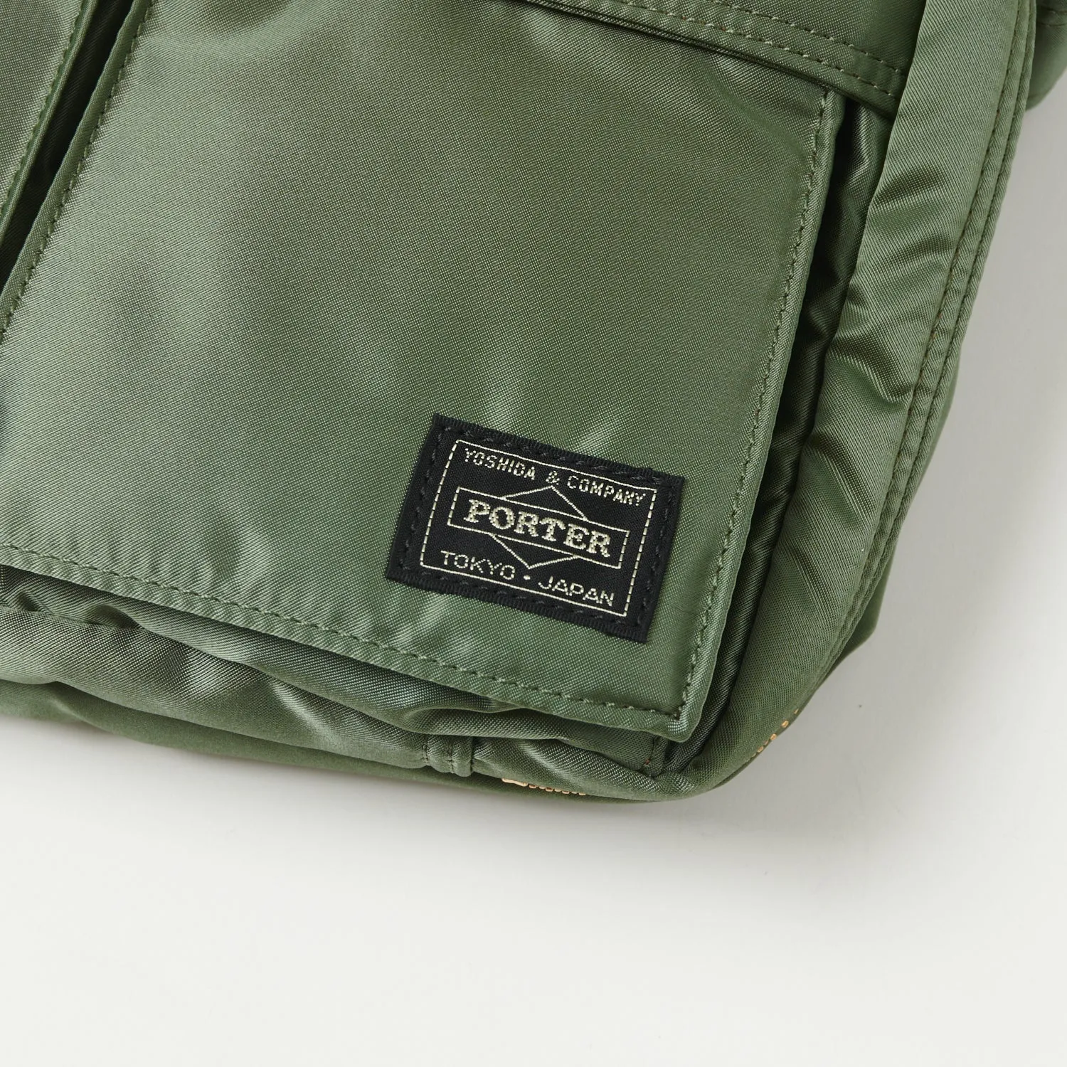 Porter-Yoshida & Co. Small Tanker Shoulder Bag - Sage Green sold by Son of a Stag product image thumbnail 2