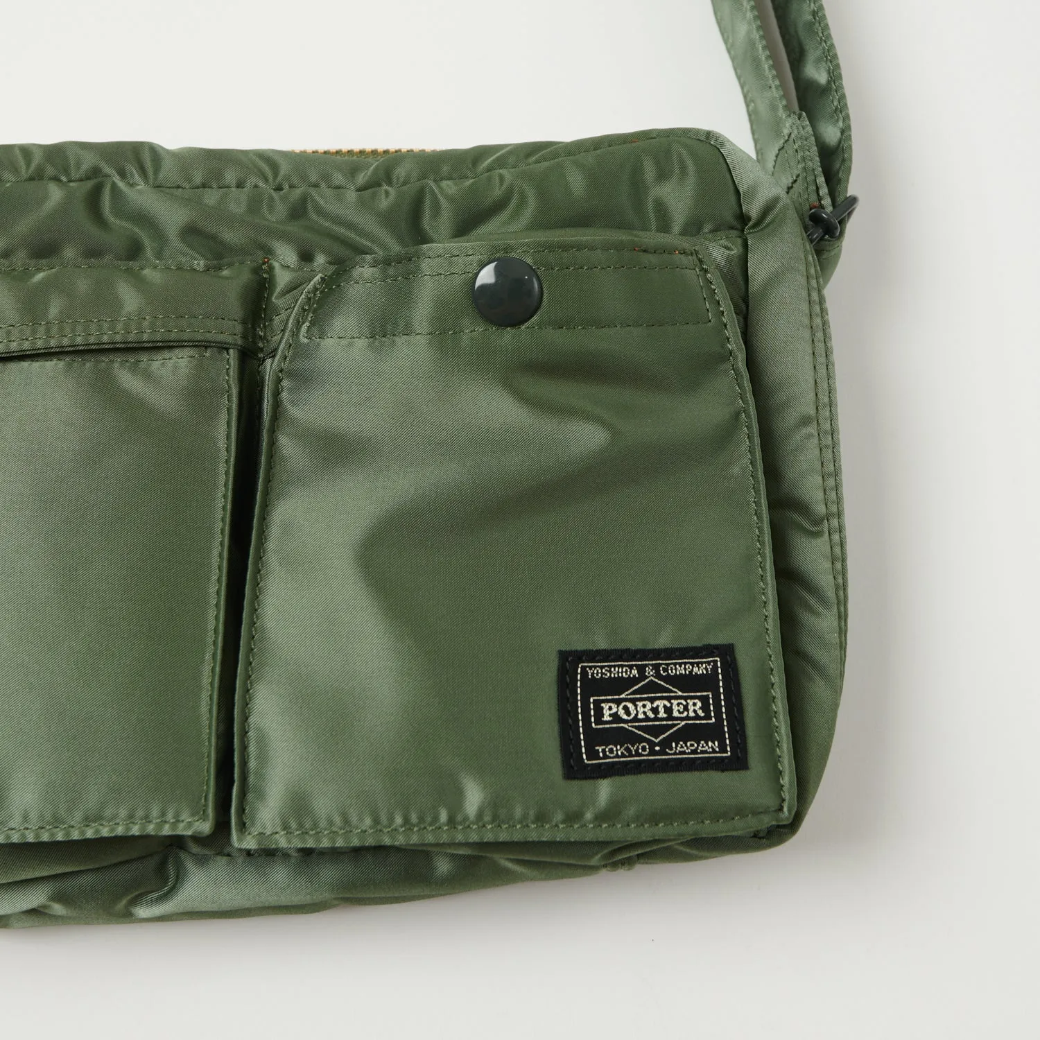 Porter-Yoshida & Co. Small Tanker Shoulder Bag - Sage Green sold by Son of a Stag product image thumbnail 4