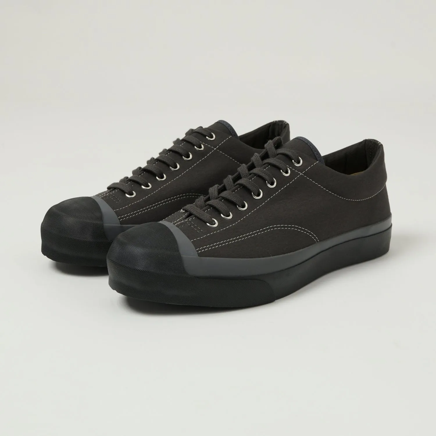 Moonstar 'Gym Court' Rubber Sole Canvas Sneaker - Charcoal sold by Son of a Stag