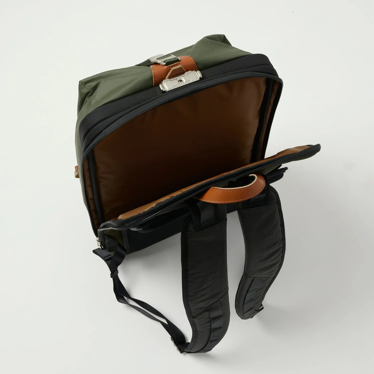 Master-Piece 04070 Large Bump Backpack - Khaki sold by Son of a Stag product image thumbnail 4