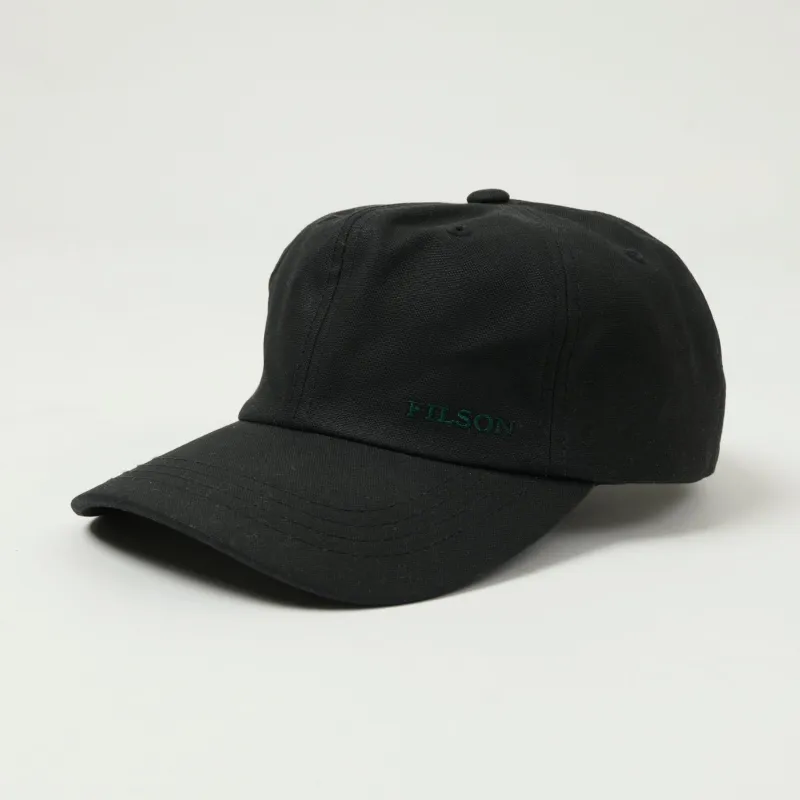Filson Oil Tin Low-Profile Cap - Black sold by Son of a Stag