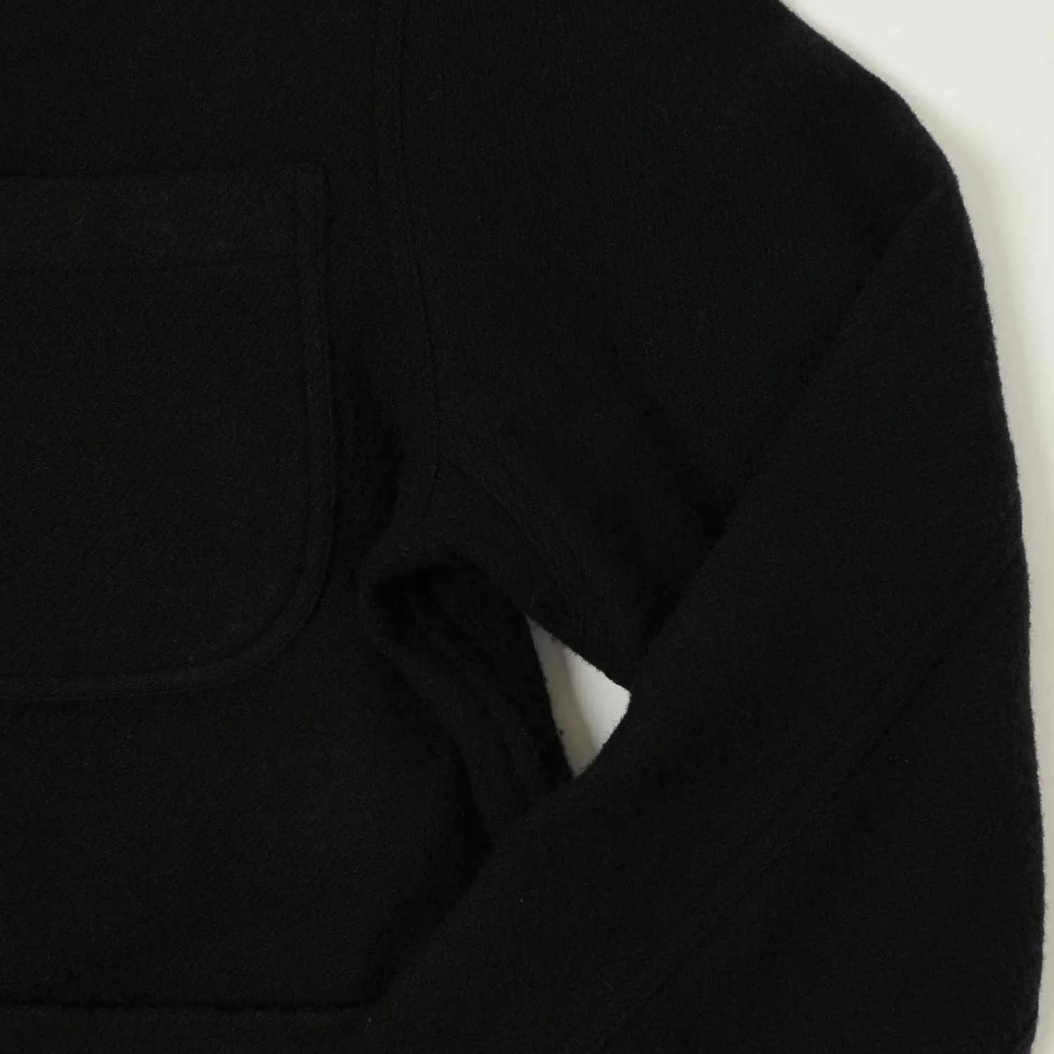 Merz b. Schwanen 'Good Basics' Wool Work Jacket - Deep Black sold by Son of a Stag product image thumbnail 4
