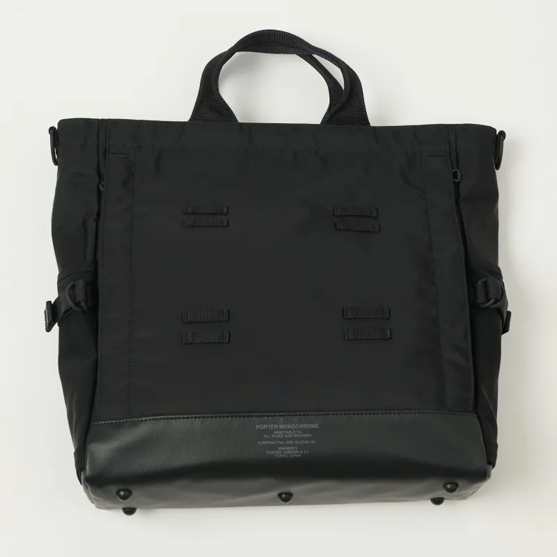 Porter-Yoshida & Co. Monochrome 2Way Tote Bag - Black sold by Son of a Stag