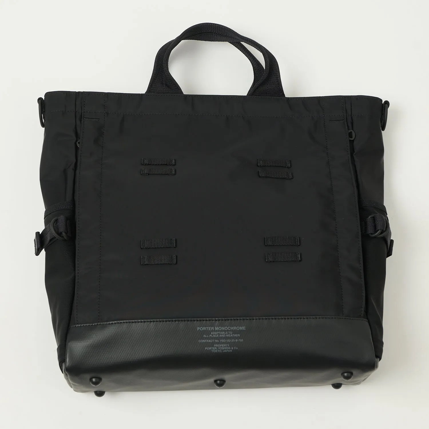 Porter-Yoshida & Co. Monochrome 2Way Tote Bag - Black sold by Son of a Stag