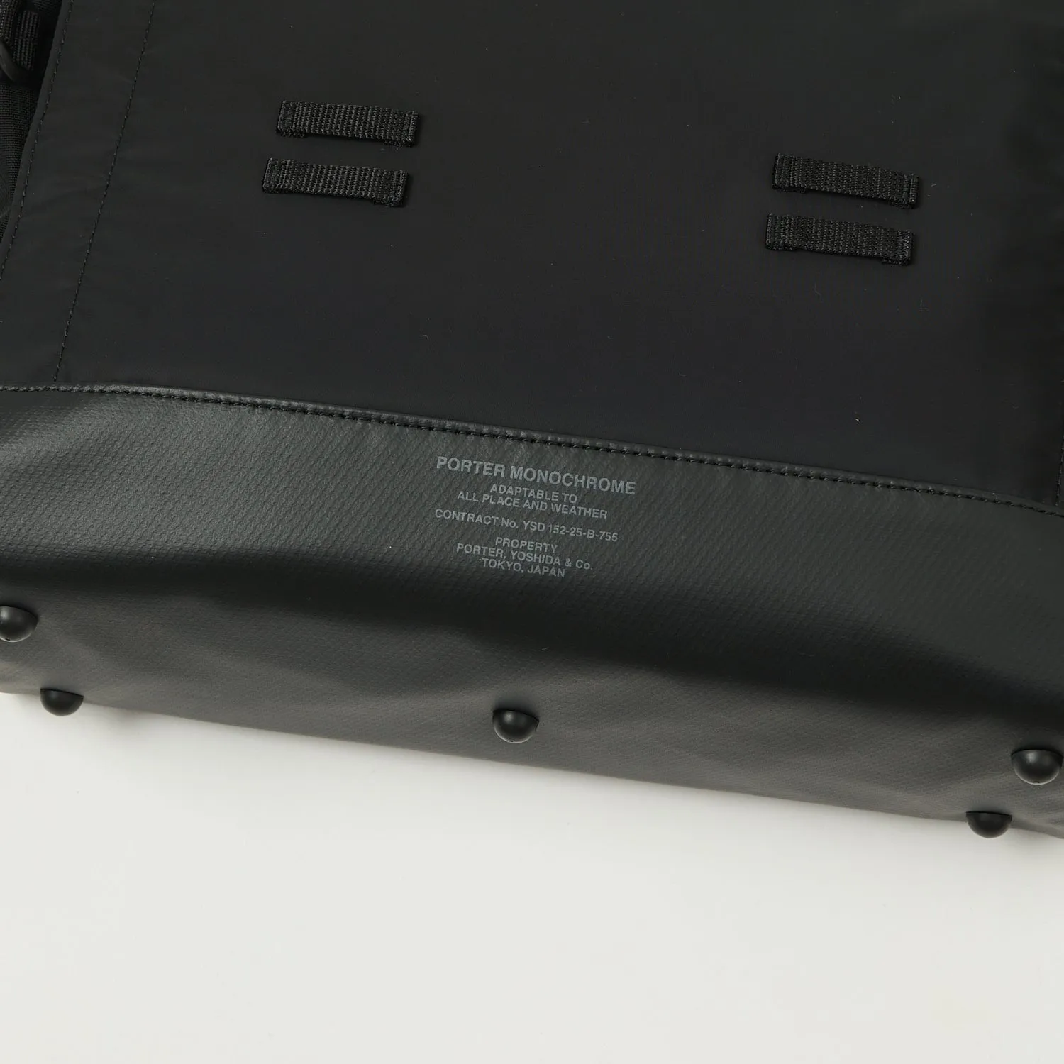 Porter-Yoshida & Co. Monochrome 2Way Tote Bag - Black sold by Son of a Stag product image thumbnail 2