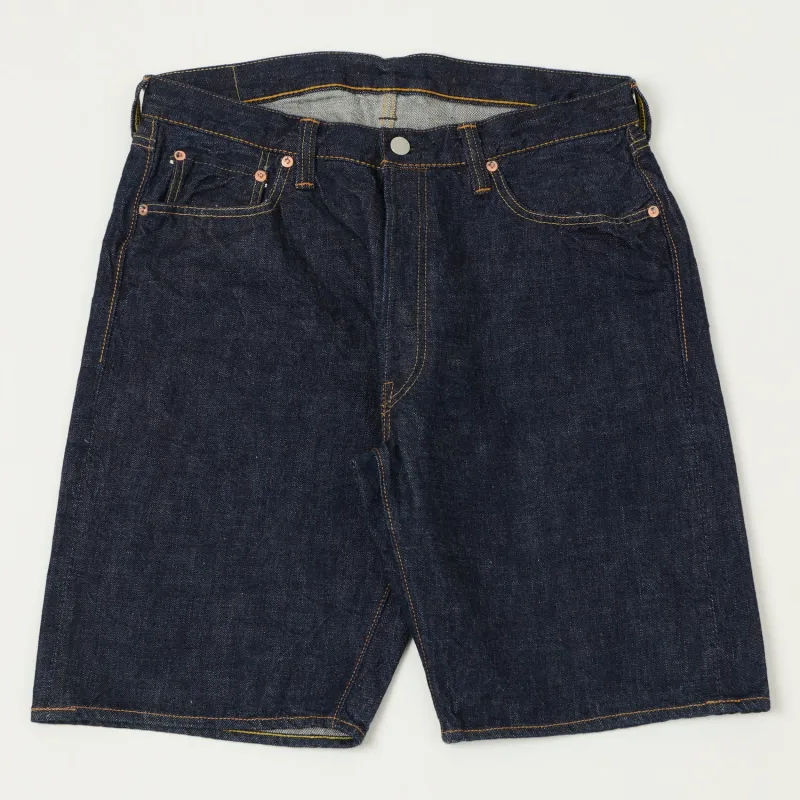 FULLCOUNT 1904 Five Pocket Denim Shorts - One Wash made by Full Count