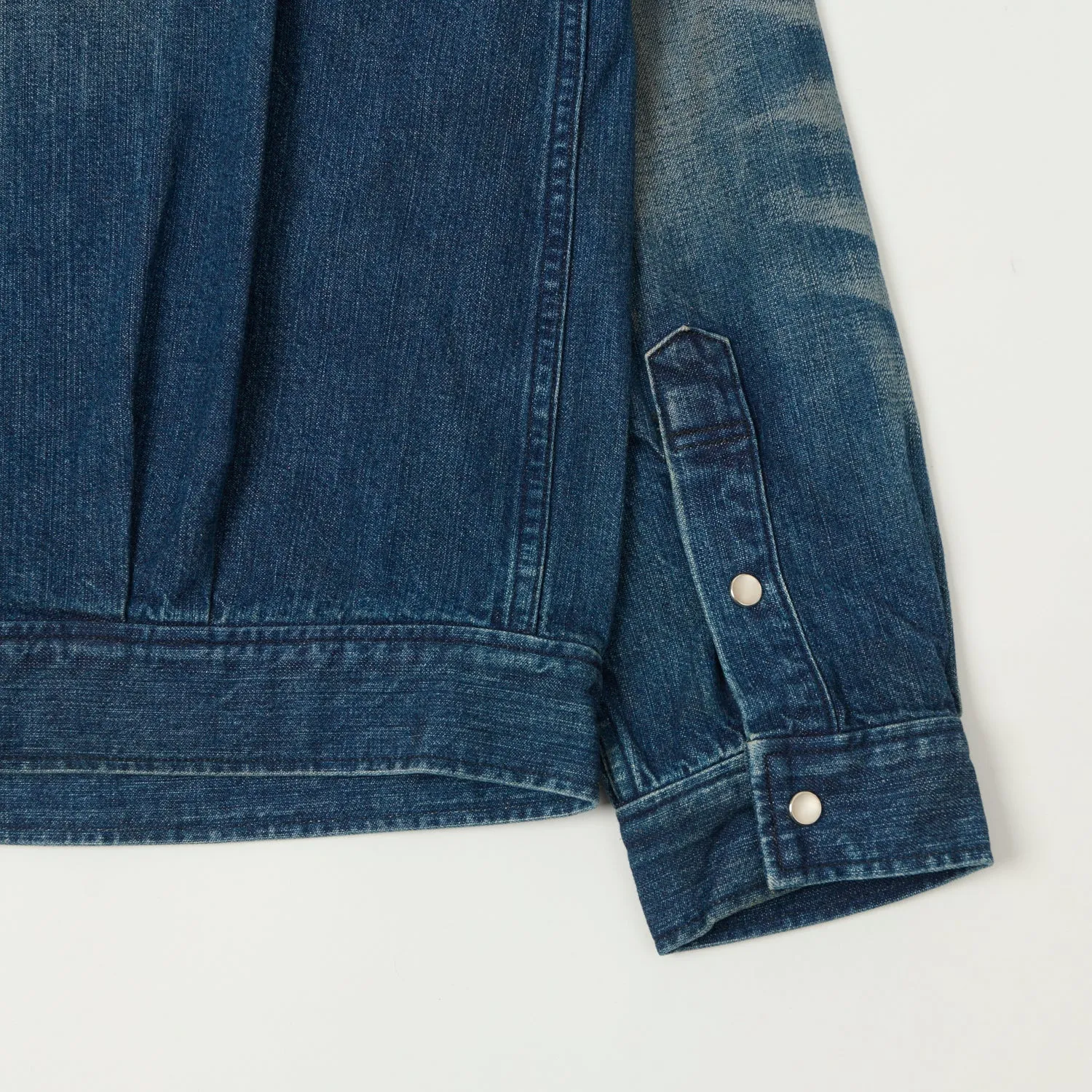 FULLCOUNT 2038 Hollywood Dude Denim Jacket - Heavy Wash sold by Son of a Stag product image thumbnail 3