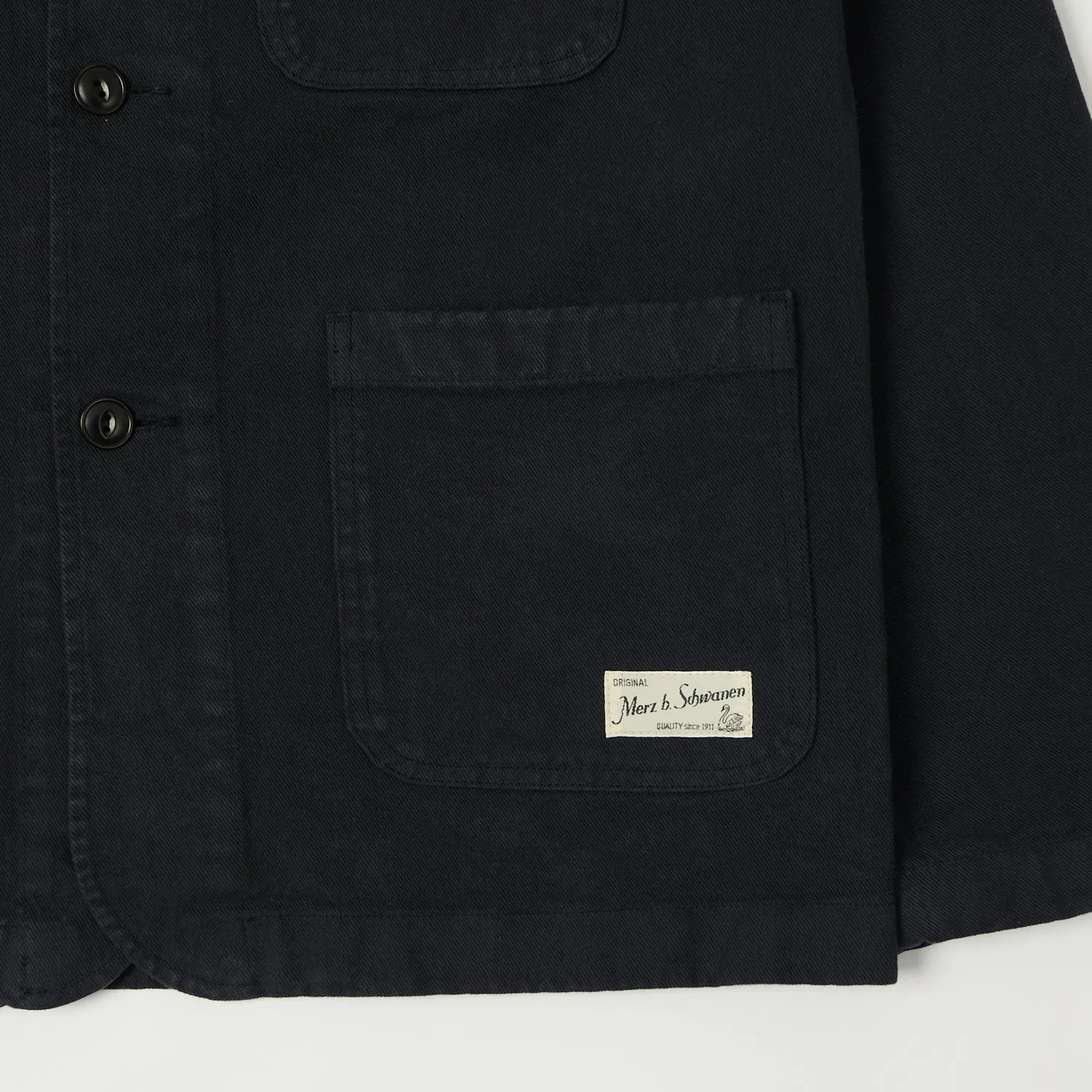 Merz b. Schwanen 'Good Basics' Work Jacket - Charcoal sold by Son of a Stag product image thumbnail 3