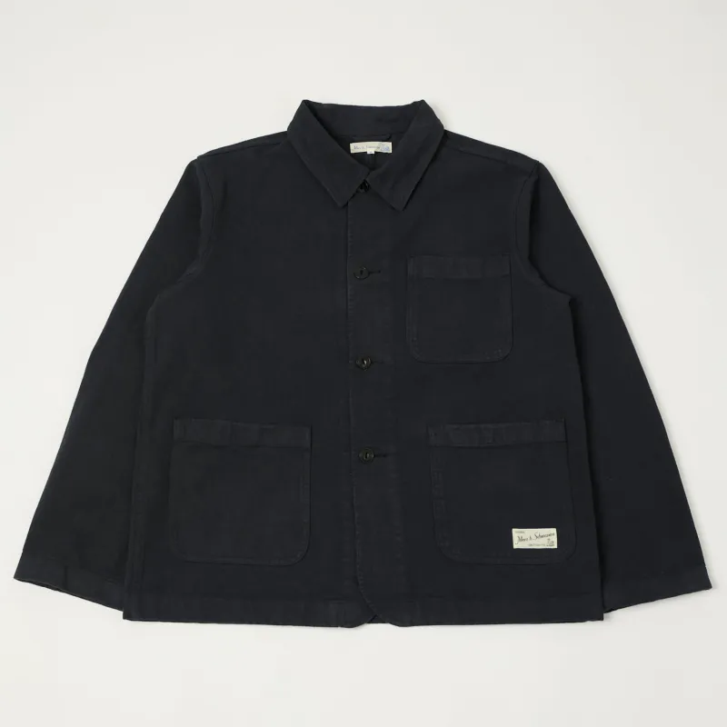Merz b. Schwanen 'Good Basics' Work Jacket - Charcoal sold by Son of a Stag