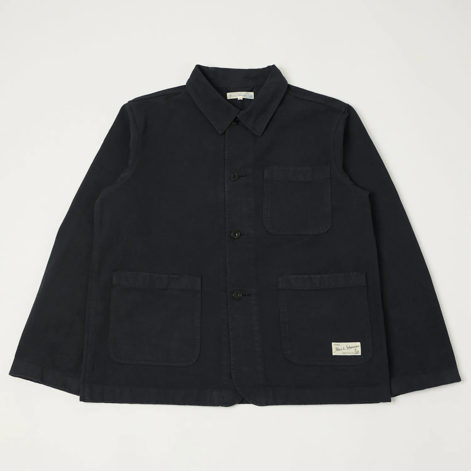 Merz b. Schwanen 'Good Basics' Work Jacket - Charcoal sold by Son of a Stag