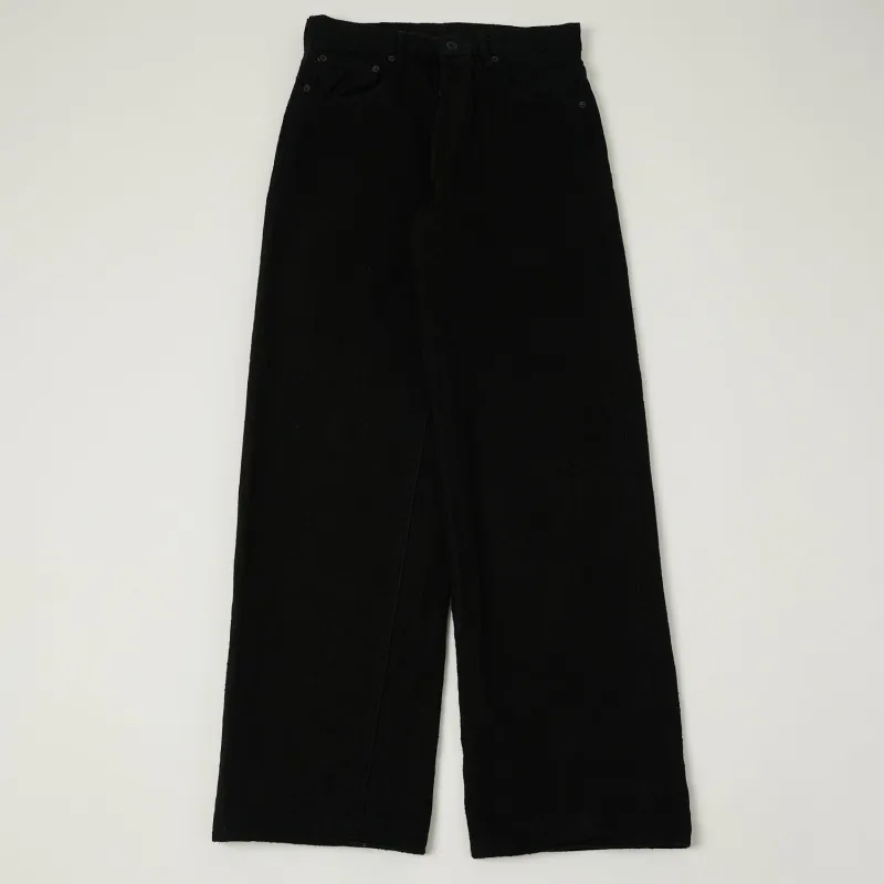 ONI Denim 222-CCDBKBK 'Crushed Concrete Denim' 15oz Extra Wide Straight Jean - Black made by Oni