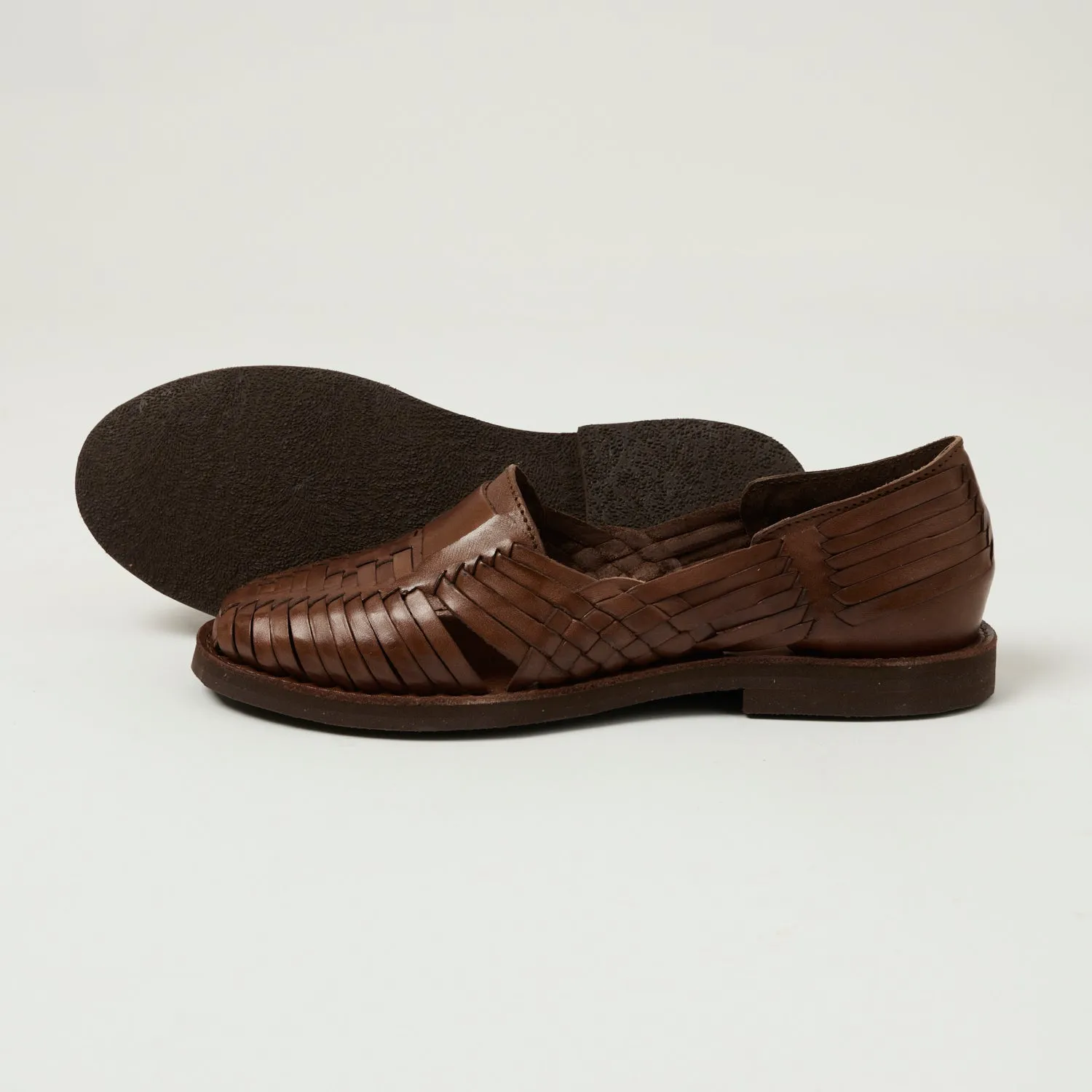 Chamula Brasilia Woven Huarache Shoe - Brown sold by Son of a Stag product image thumbnail 2