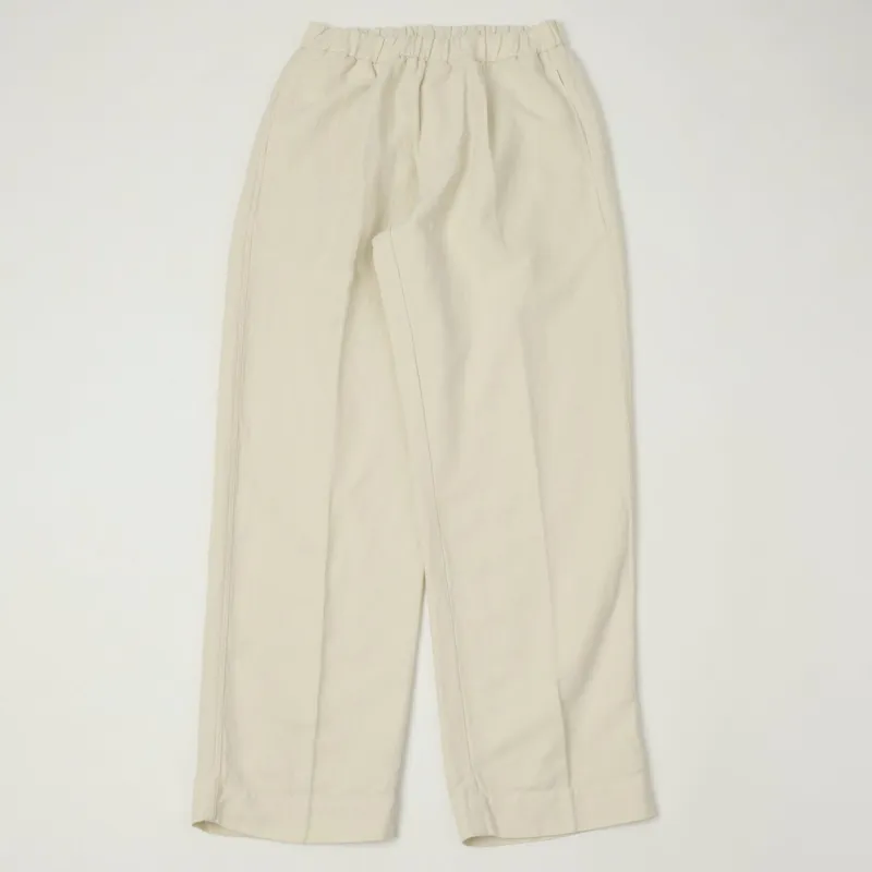 Knickerbocker Park Cotton Linen Pant - Bone sold by Son of a Stag