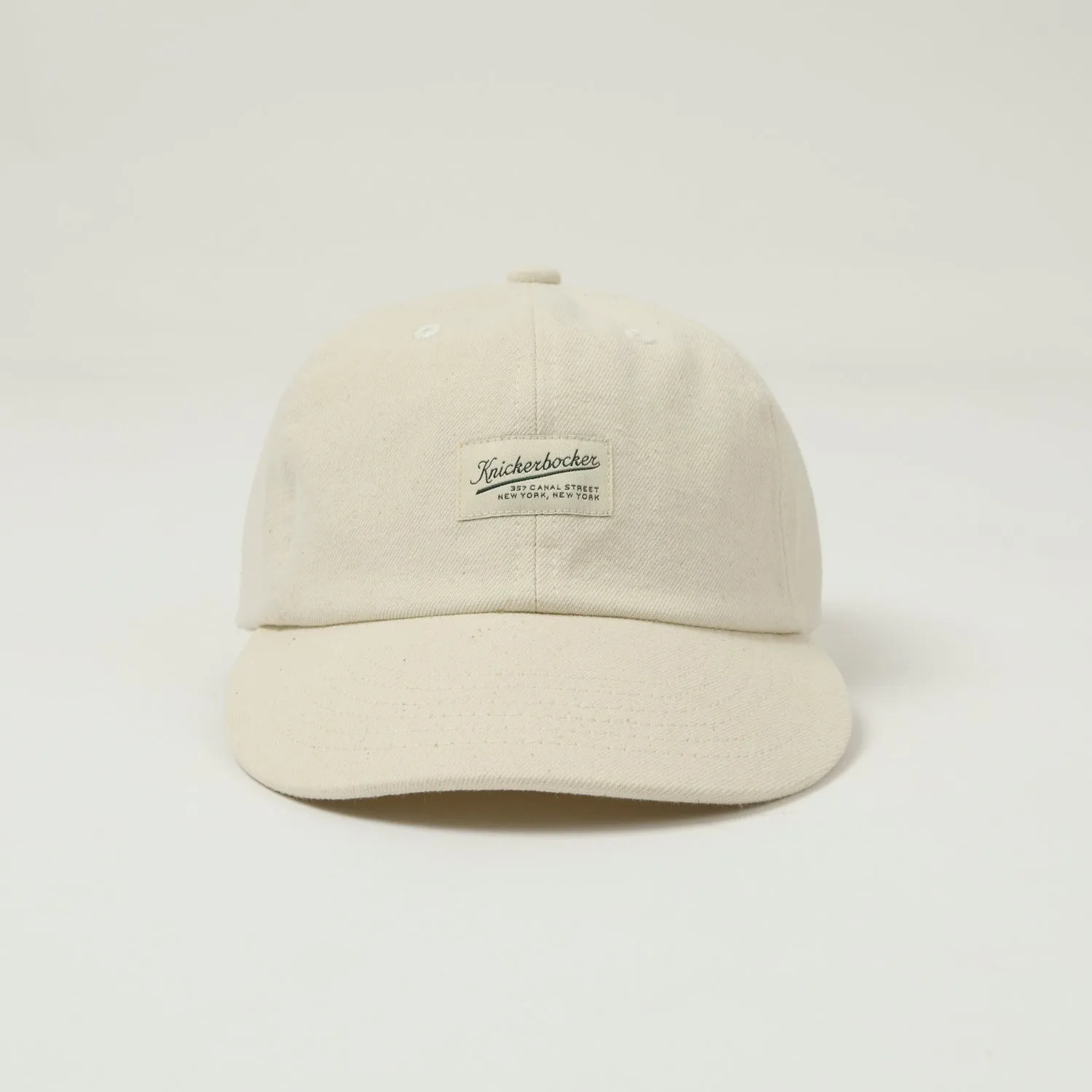 Knickerbocker Pacific Denim Cap - Ecru sold by Son of a Stag product image thumbnail 2