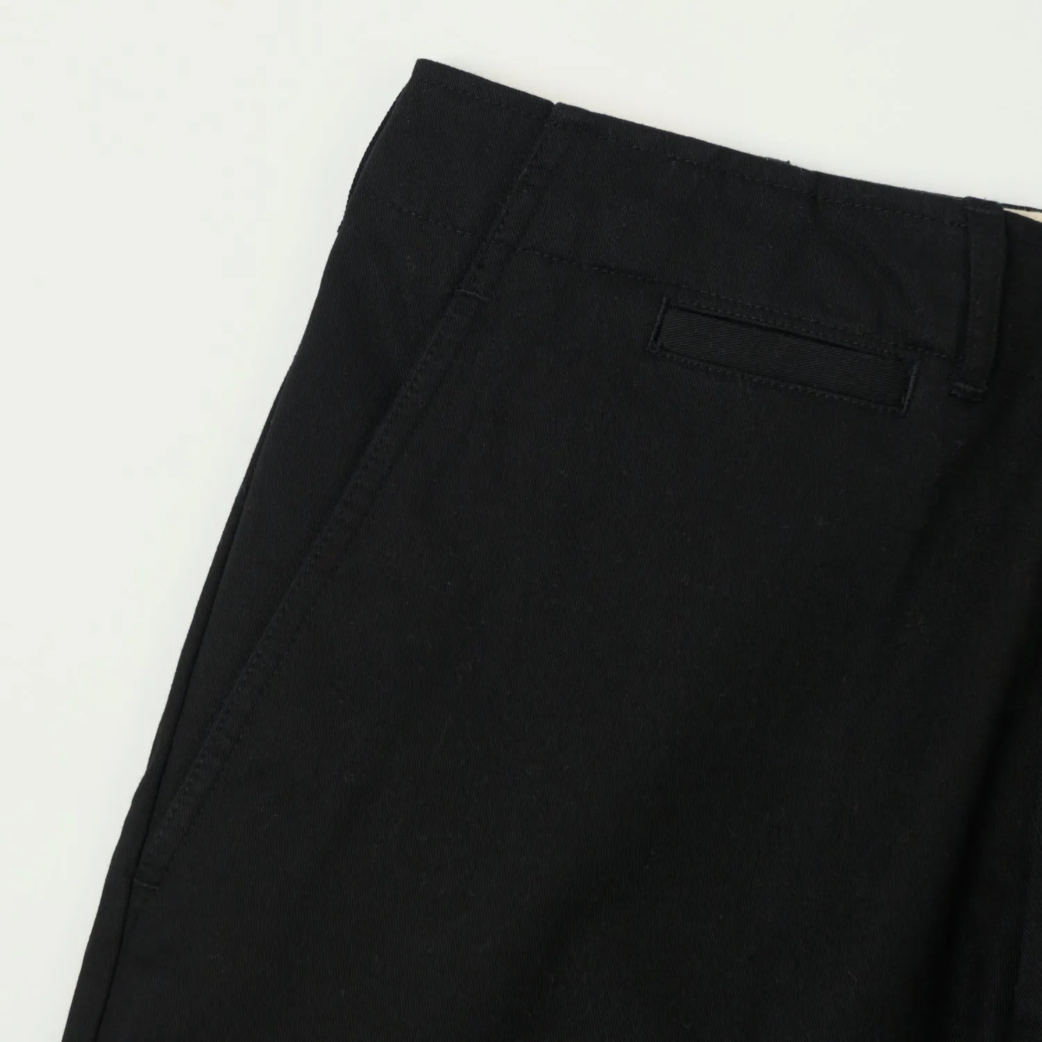 Merz b. Schwanen 'Good Basics' Organic Cotton Twill Chinos - Deep Black sold by Son of a Stag product image thumbnail 3