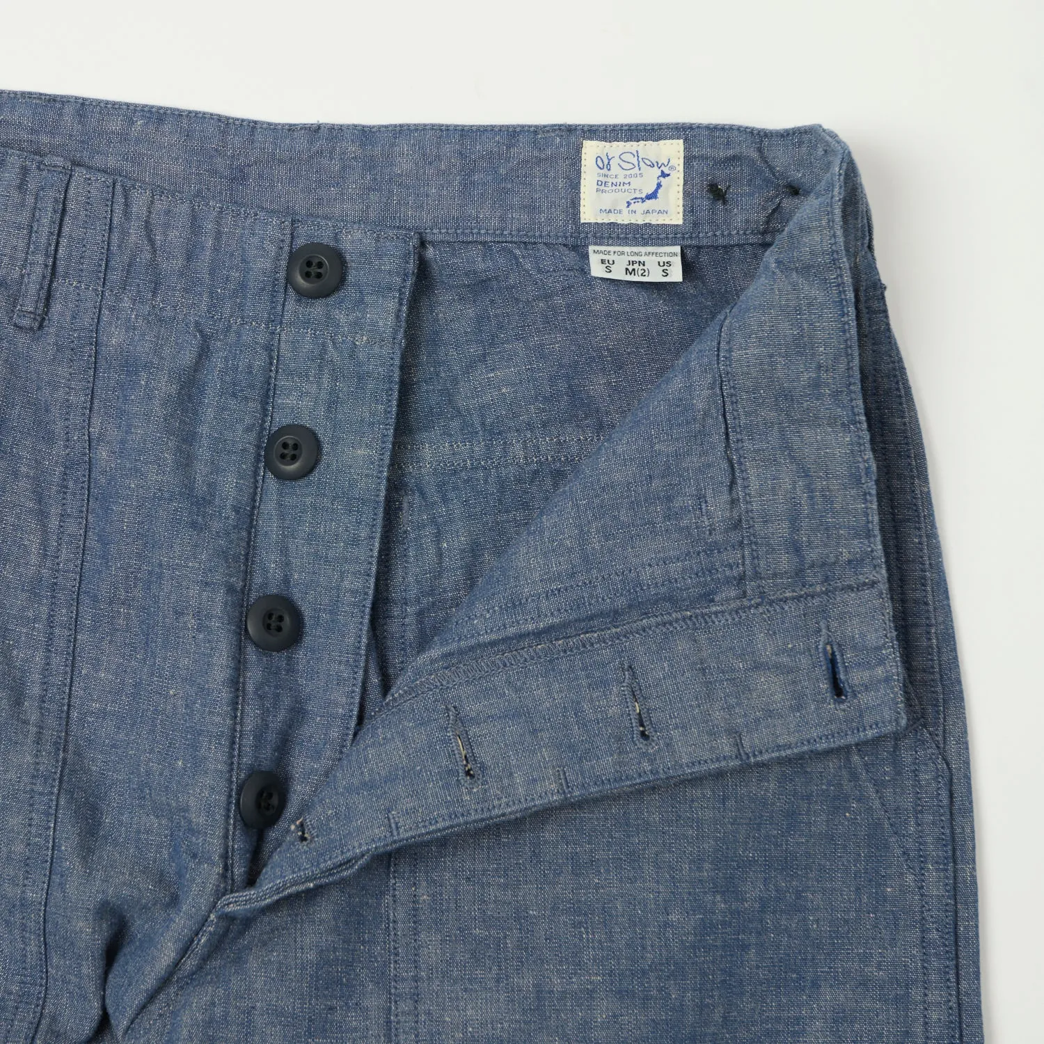 orSlow U.S. Army Chambray Fatigue Pants - Grape sold by Son of a Stag product image thumbnail 4
