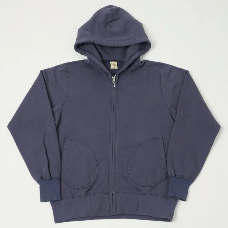 Buzz Rickson's Full Zip Sweat Parka - Navy made by Buzz Rickson’s
