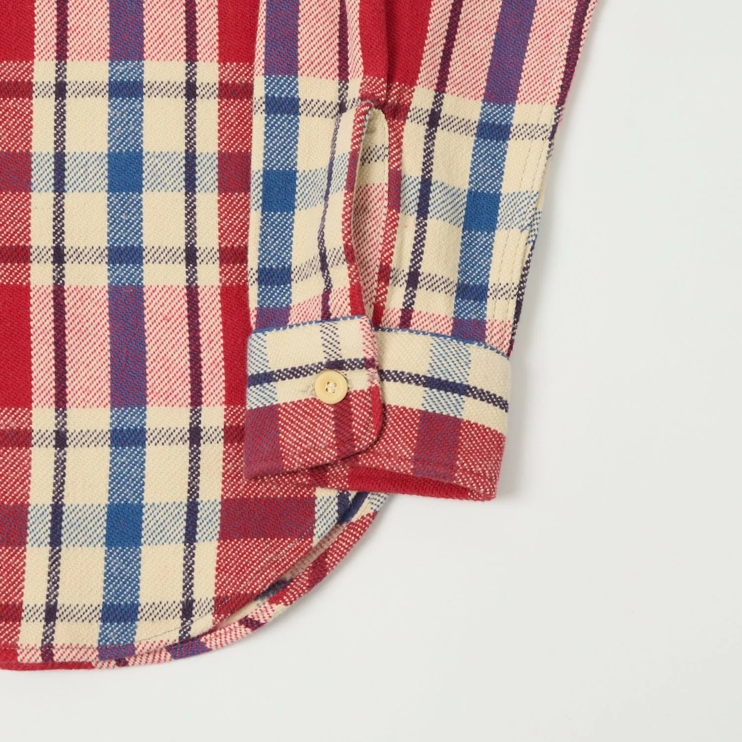 Warehouse & Co 3104 Plaid Flannel Shirt - Red/Blue sold by Son of a Stag product image thumbnail 3