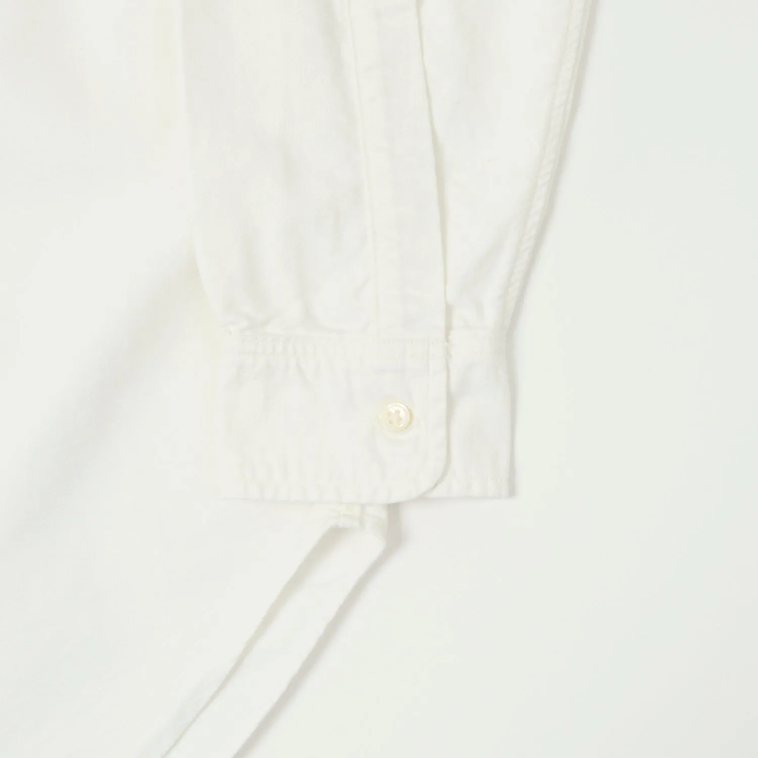 FULLCOUNT 4081 'Good Old Button Down' Shirt - White sold by Son of a Stag product image thumbnail 4