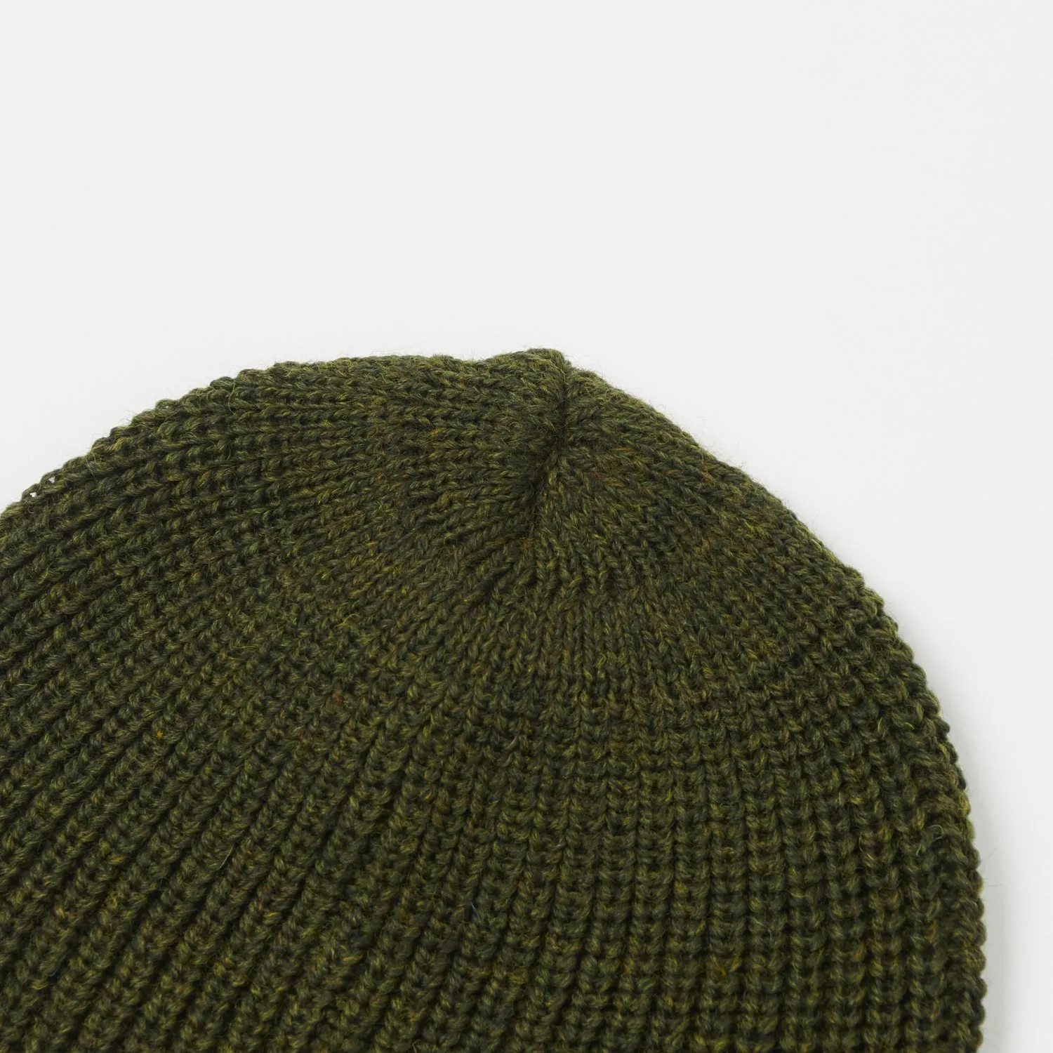 Peregrine Porter Ribbed Beanie - Olive sold by Son of a Stag product image thumbnail 2