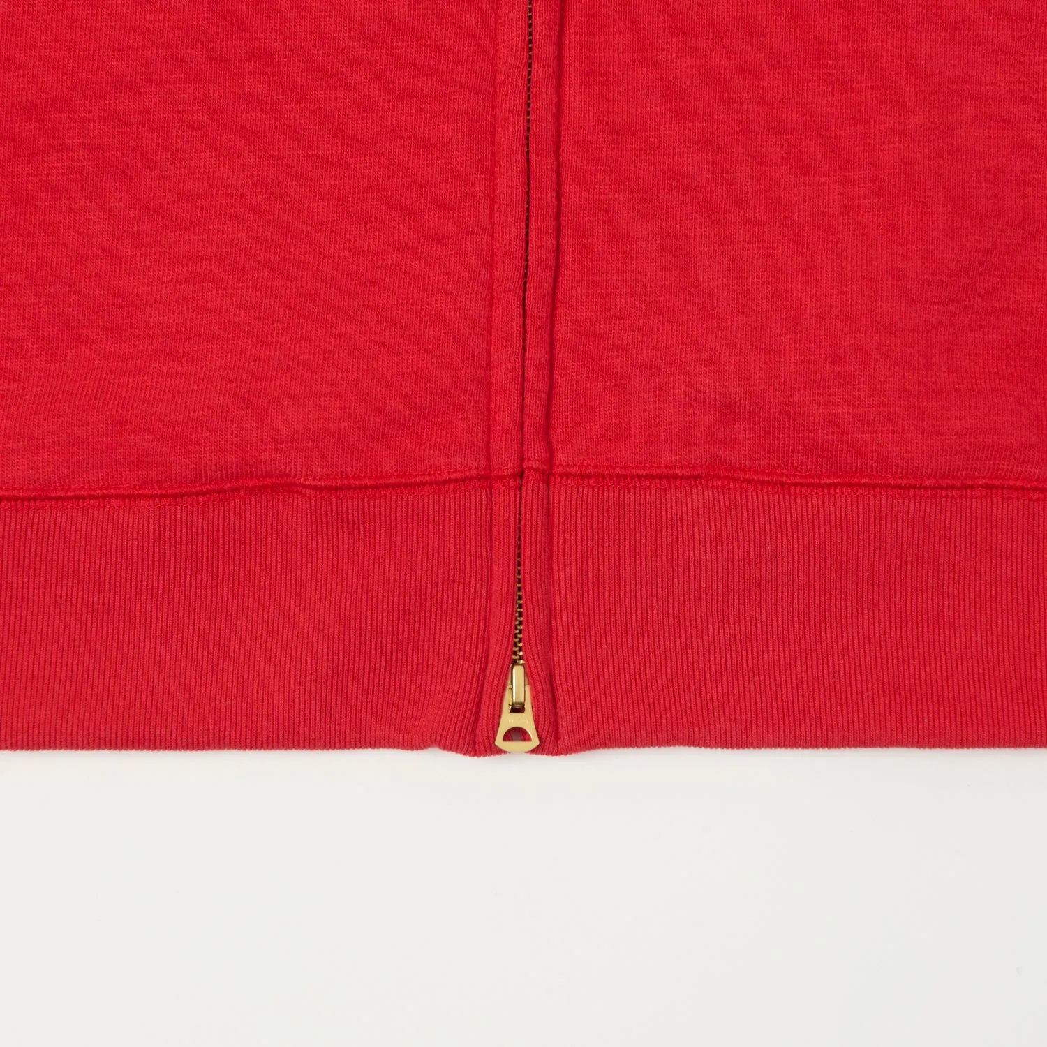 Jackman GG Zip Through Sweat Parka - Red sold by Son of a Stag product image thumbnail 4