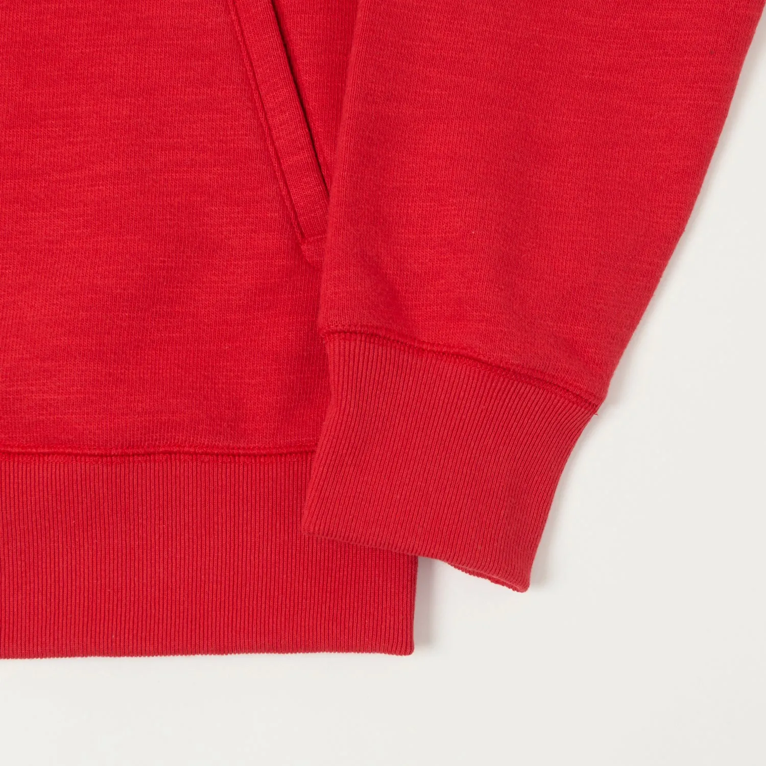 Jackman GG Zip Through Sweat Parka - Red sold by Son of a Stag product image thumbnail 3