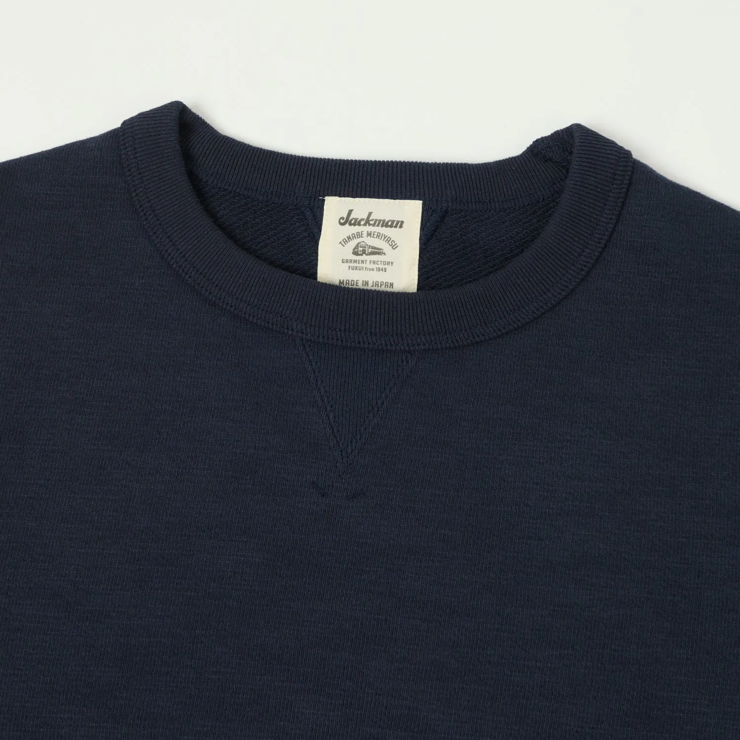 Jackman GG Crewneck Sweatshirt - Navy sold by Son of a Stag product image thumbnail 2