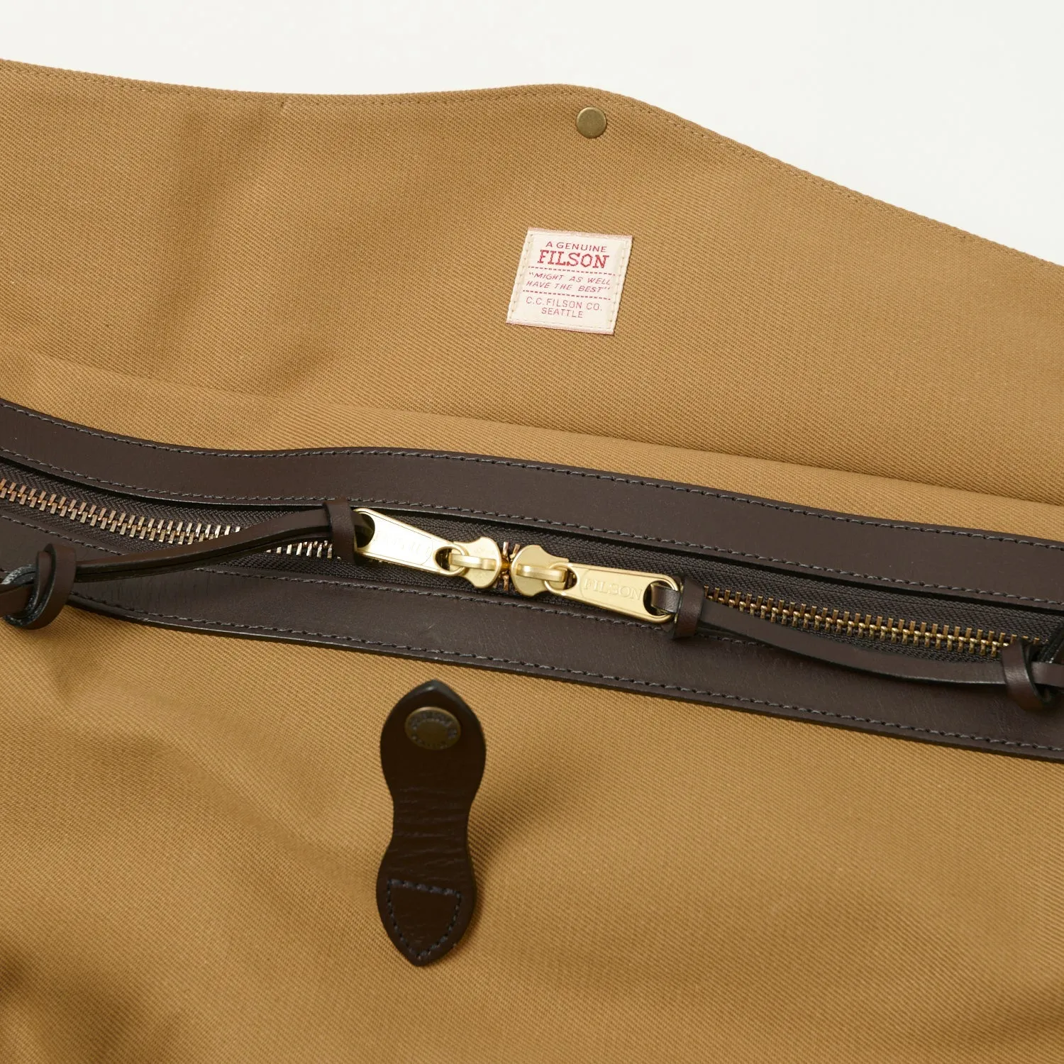 Filson Rugged Twill Large Duffle Bag - Tan sold by Son of a Stag product image thumbnail 2