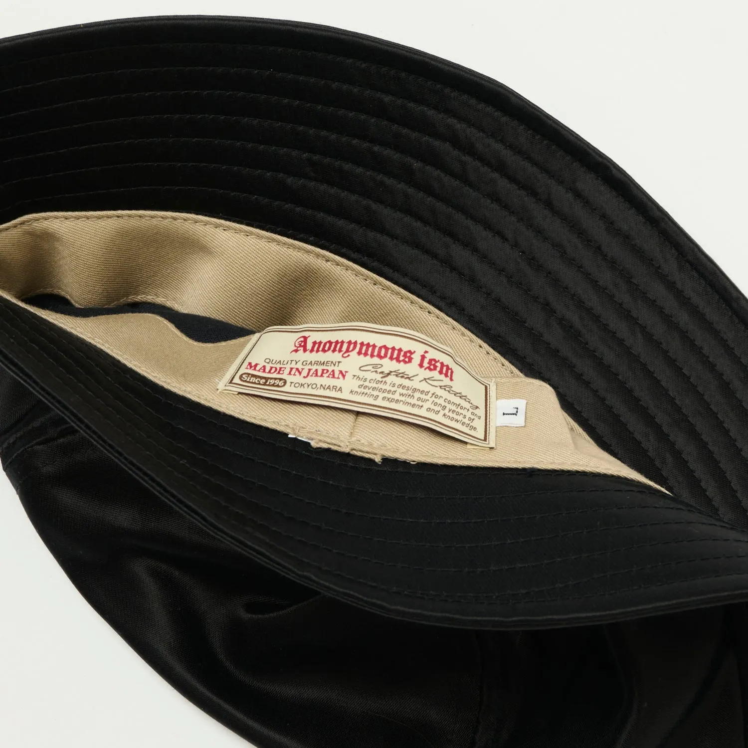 Anonymous Ism Nylon Bucket Hat - Black sold by Son of a Stag product image thumbnail 2