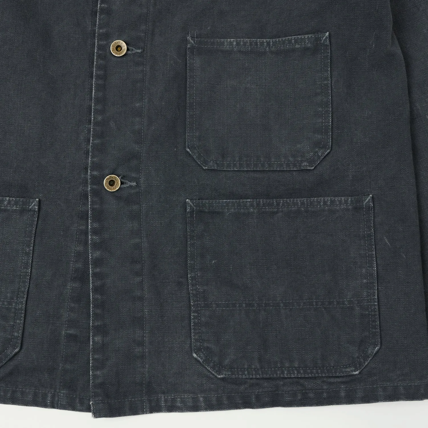 FULLCOUNT 2015 Sulfur Dye Heavy Oxford Chore Jacket - Black sold by Son of a Stag product image thumbnail 2