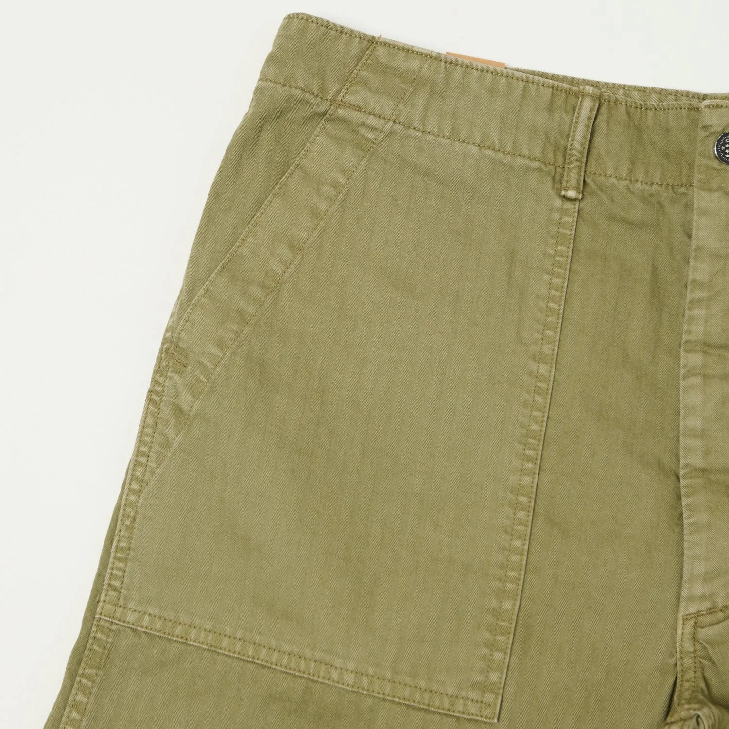 RRL Herringbone Army Trouser - Brewster Green sold by Son of a Stag product image thumbnail 3