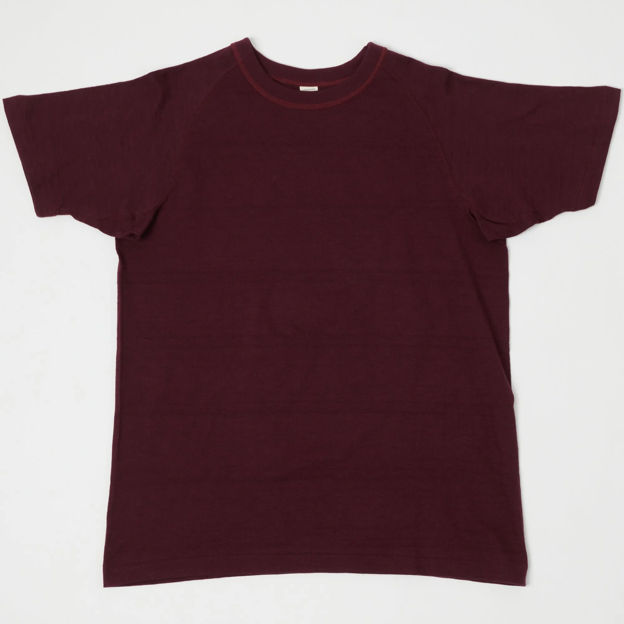 Warehouse & Co 4048 Freedom Sleeve T-Shirt - Bordeaux sold by Son of a Stag