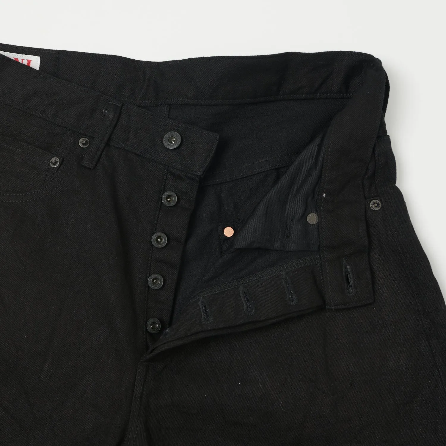 ONI Denim 242-13BK 13oz Extra Wide Straight Jean - Black One Wash sold by Son of a Stag product image thumbnail 4