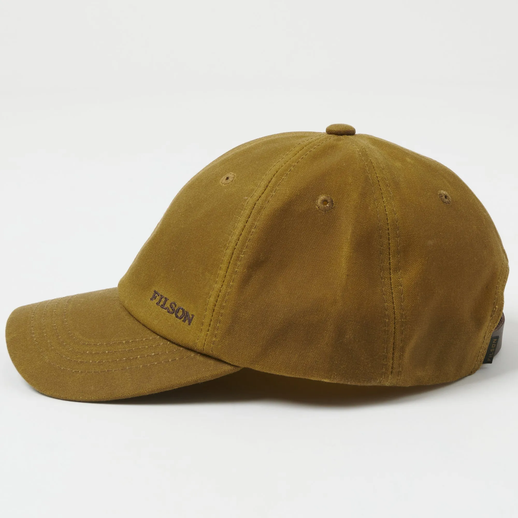 Filson Tin Cloth Low-Profile Logger Cap - Dark Tan sold by Son of a Stag product image thumbnail 3