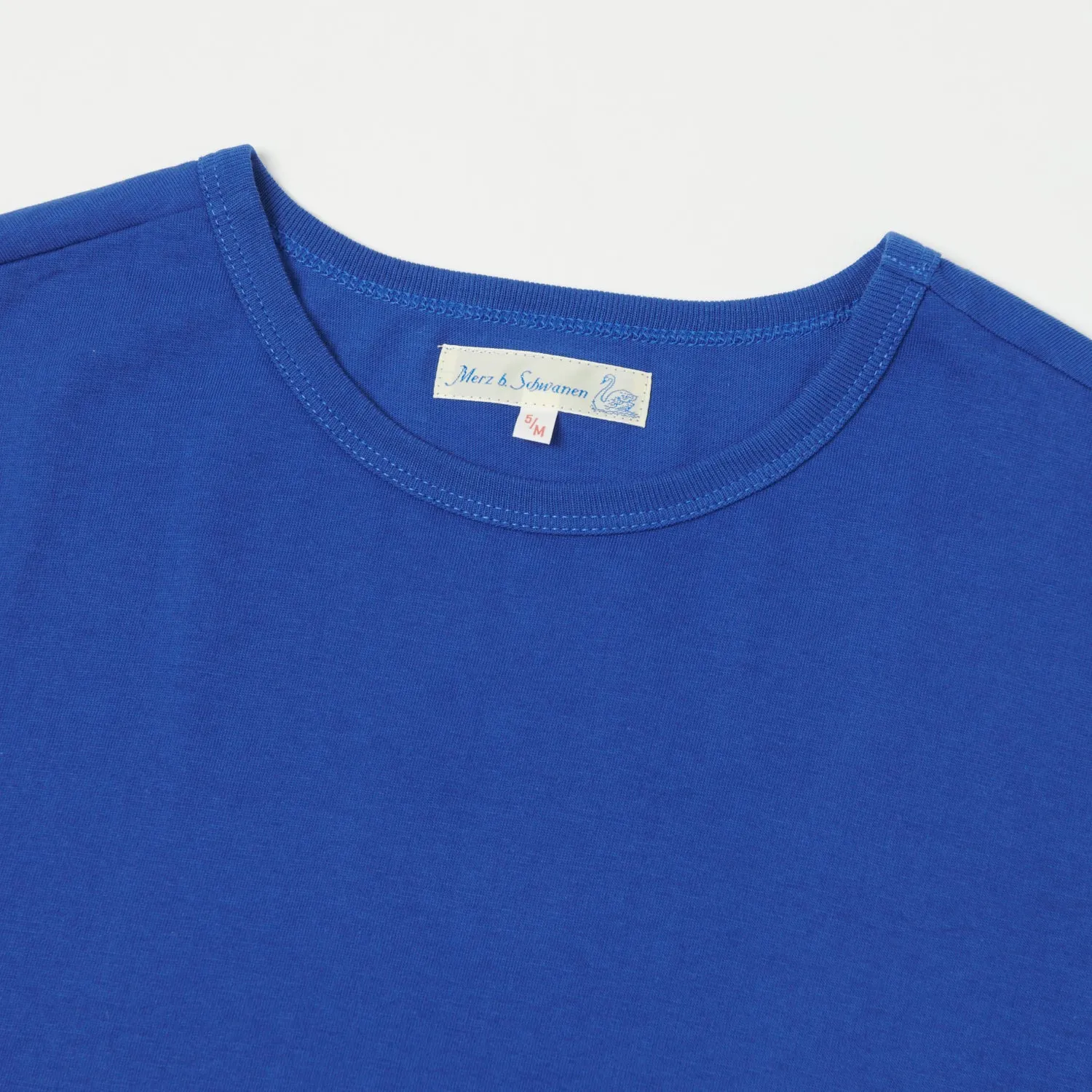 Merz b. Schwanen 1950s Classic Lightweight T-Shirt - Vintage Blue sold by Son of a Stag product image thumbnail 2