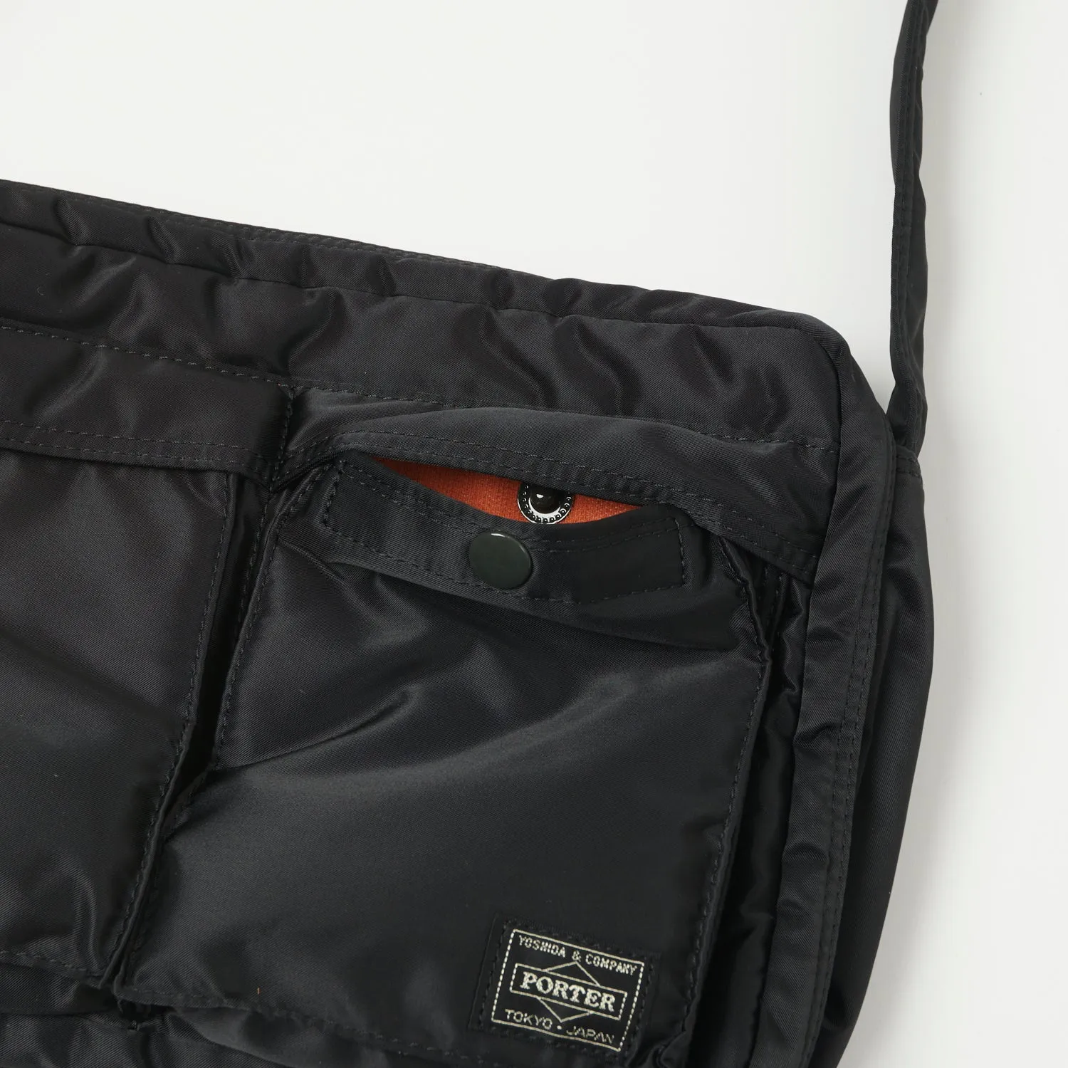 Porter-Yoshida & Co. Large Tanker Shoulder Bag - Black sold by Son of a Stag product image thumbnail 3