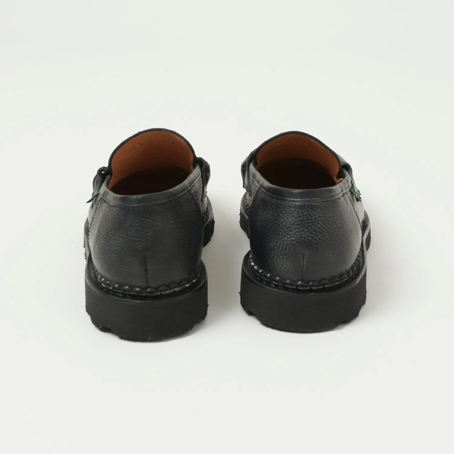 Paraboot Reims Marche Loafer - Black Grain Noir sold by Son of a Stag product image thumbnail 4