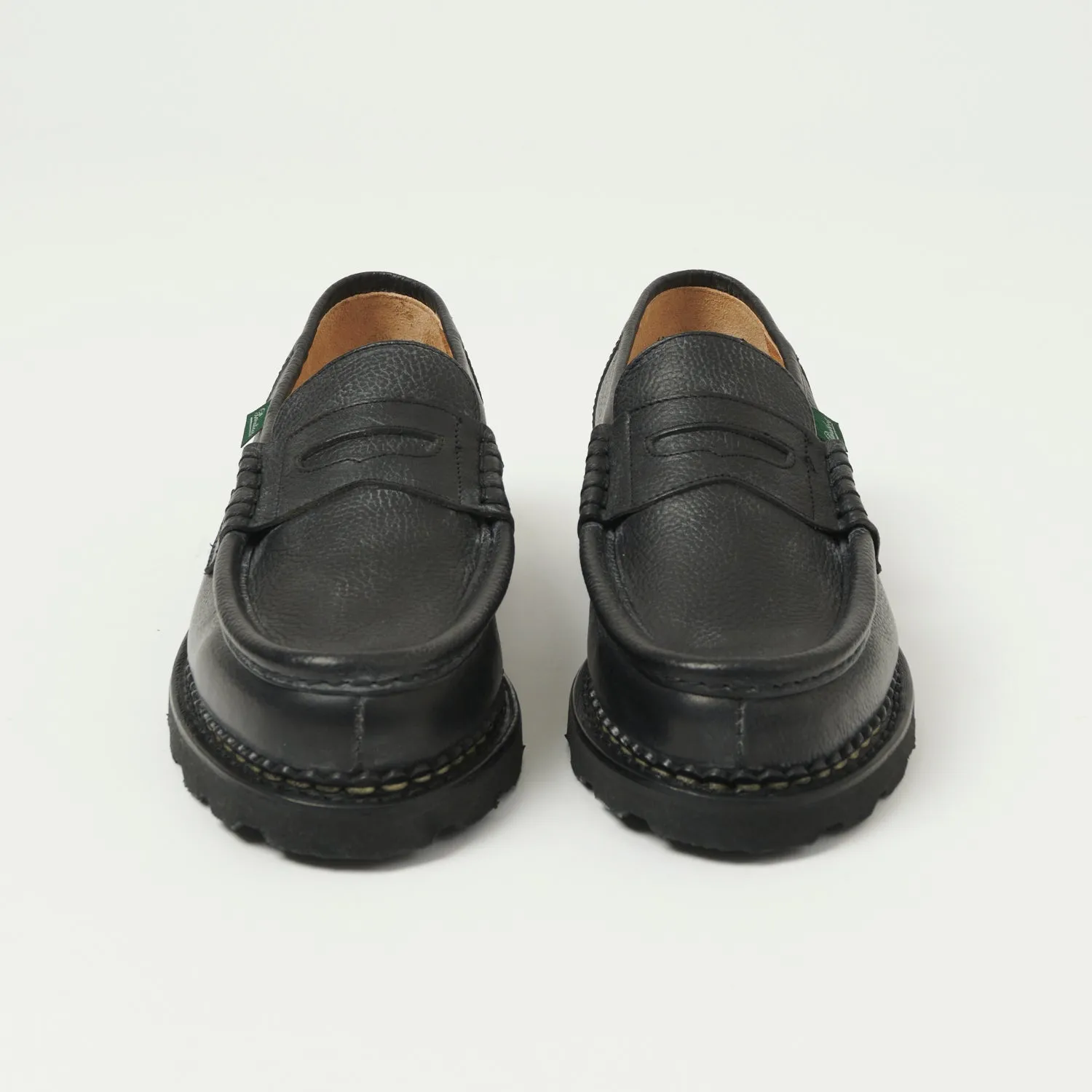 Paraboot Reims Marche Loafer - Black Grain Noir sold by Son of a Stag product image thumbnail 3