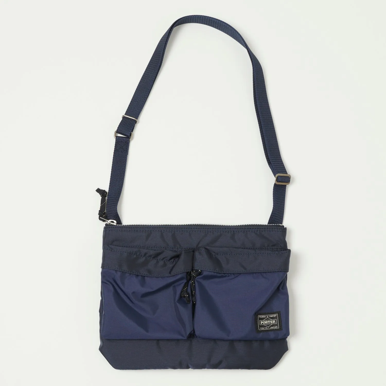 Porter-Yoshida & Co. Small Force Shoulder Bag - Navy sold by Son of a Stag