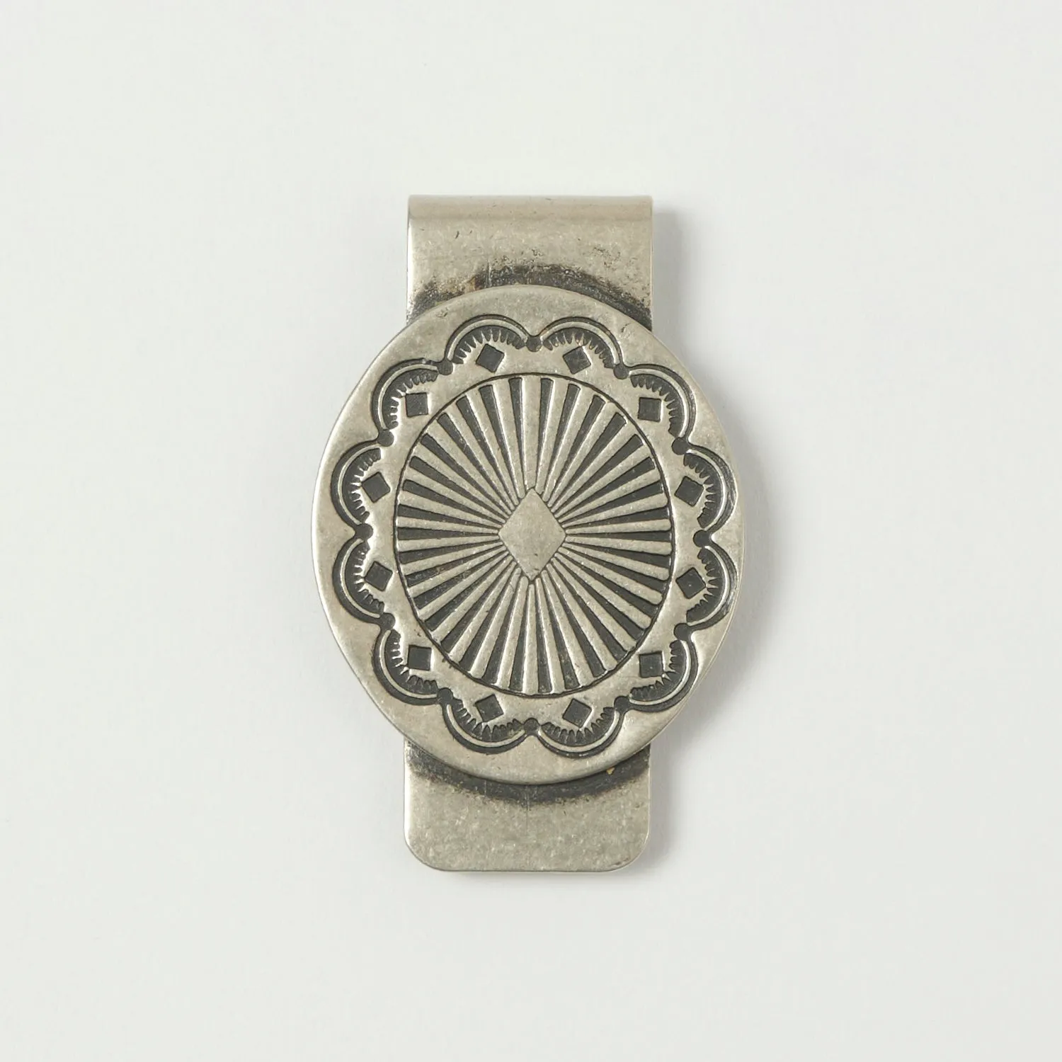 Yuketen Concho Money Clip - Nickel Silver sold by Son of a Stag