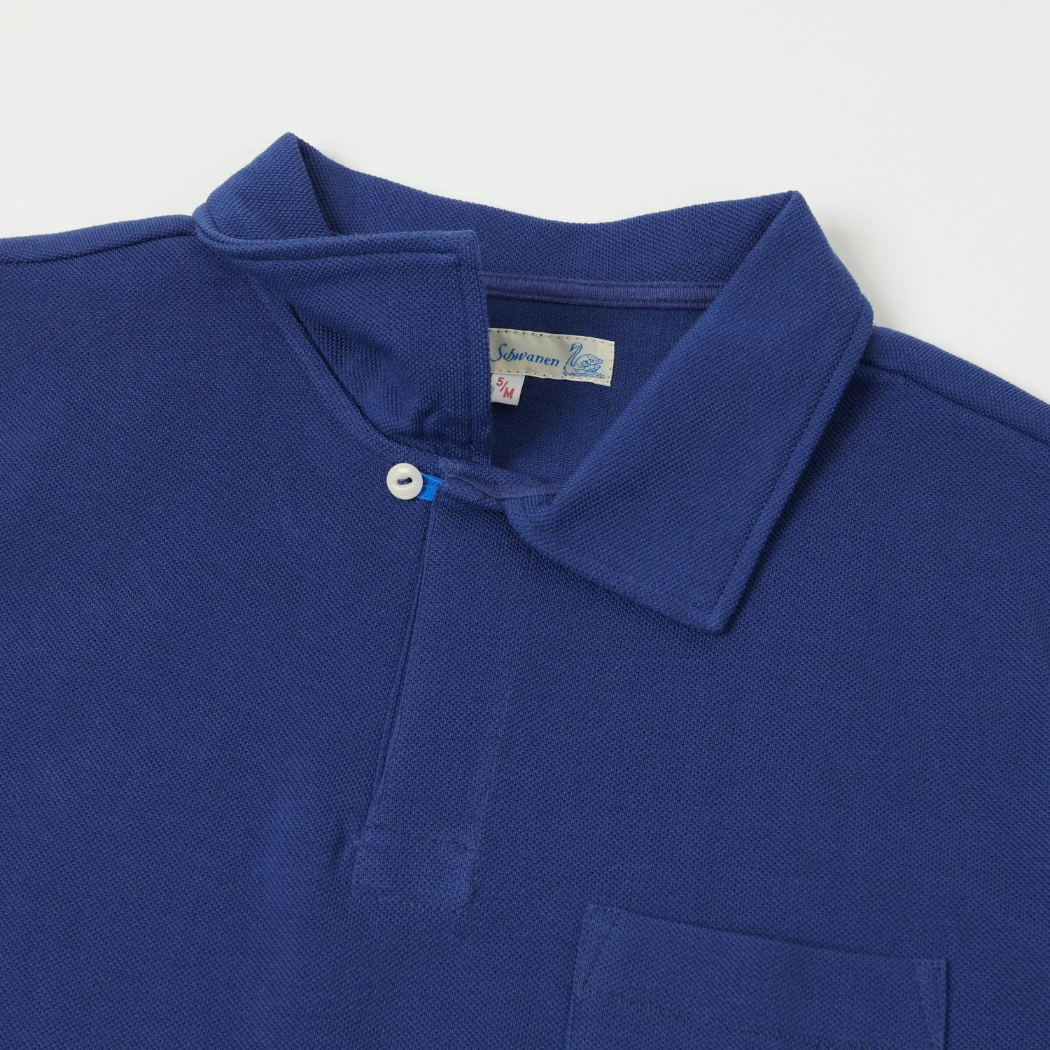Merz b. Schwanen 2PKPL Pocket Polo Shirt - Pacific sold by Son of a Stag product image thumbnail 2