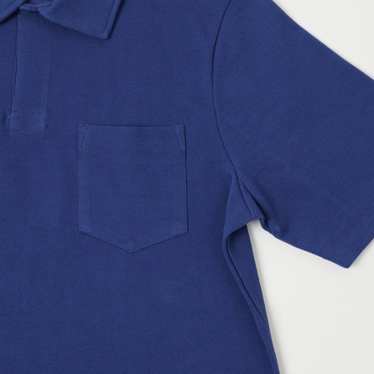 Merz b. Schwanen 2PKPL Pocket Polo Shirt - Pacific sold by Son of a Stag product image thumbnail 4